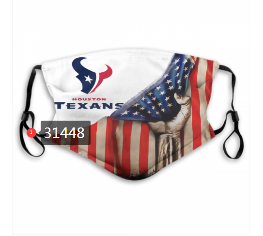 NFL 2020 Houston Texans 138 Dust mask with filter